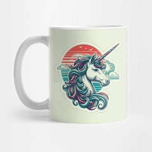 Unicorn retro art Mug